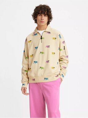 LEVI'S® SKATEBOARDING NEW QUARTER ZIP SWEATSHIRT
